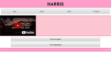 Tablet Screenshot of harrisrealestate.com.au